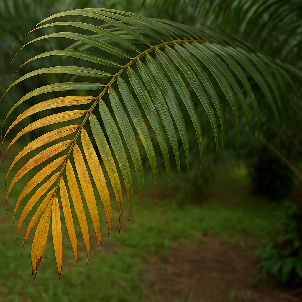 Deficiencia del Nitrógeno en la Palma Aceitera - CANAPALMA Costa Rica